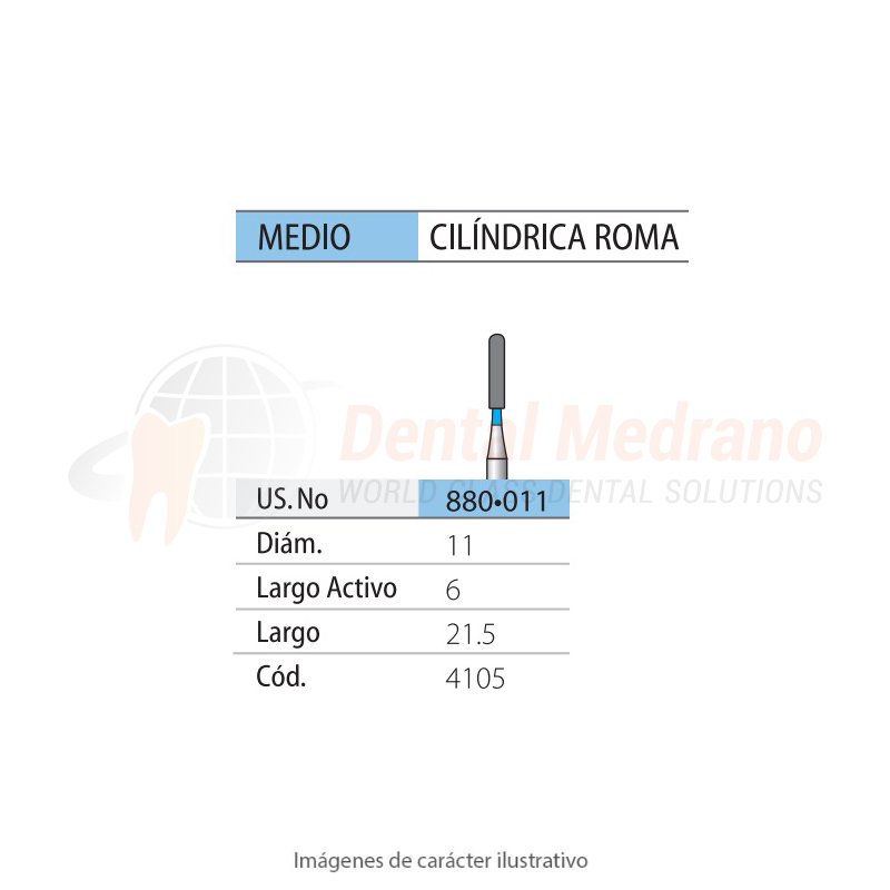 DIAMANTE FG 880/012 Cilíndrica Roma- Anillo Azul