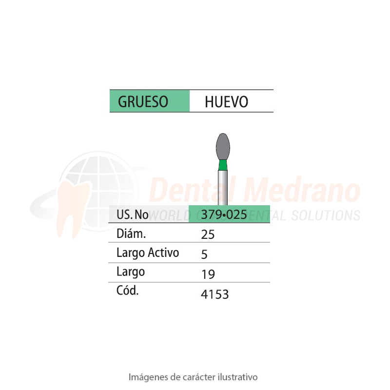 DIAMANTE FG 379/023 833 277 Huevo- Verde-Grueso