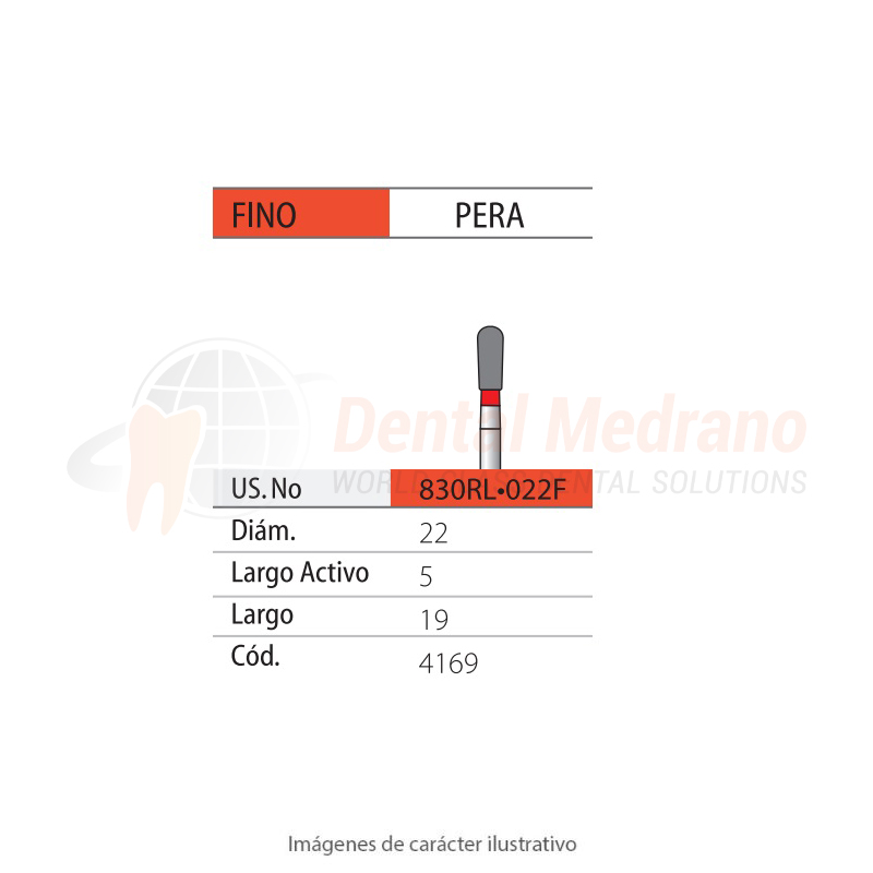 DIAMANTE FG 830RL/022 Pera- Anillo Rojo-Fino