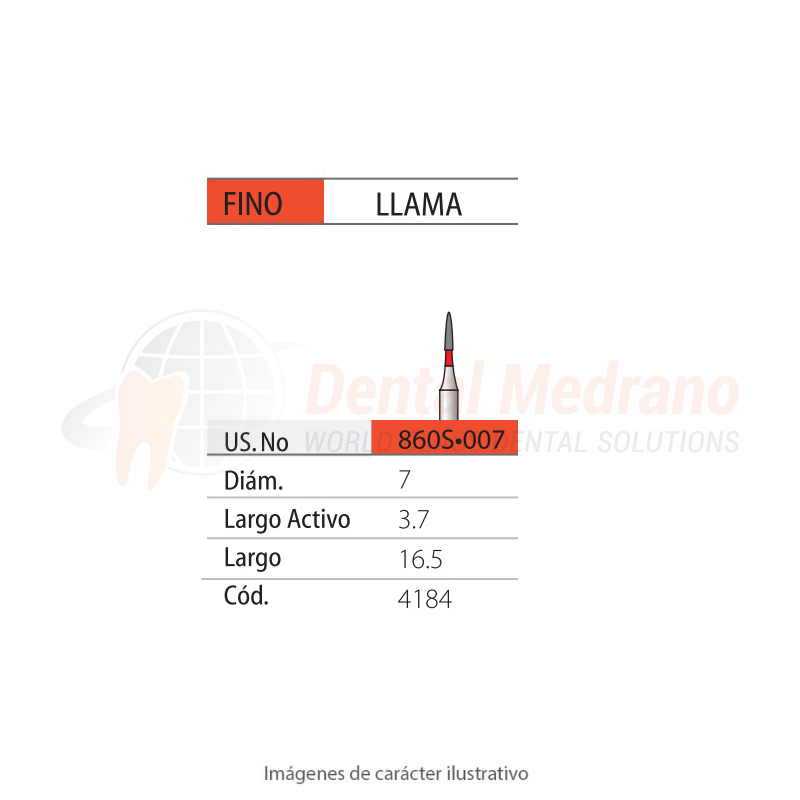 DIAMANTE FG 860S/007F Llama-Anillo Rojo-Fino