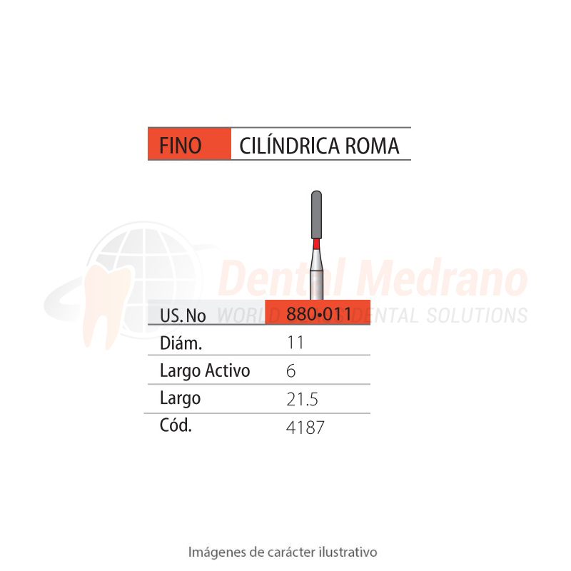 DIAMANTE FG 838/010F Cilínd. Roma-Anillo Rojo-Fino