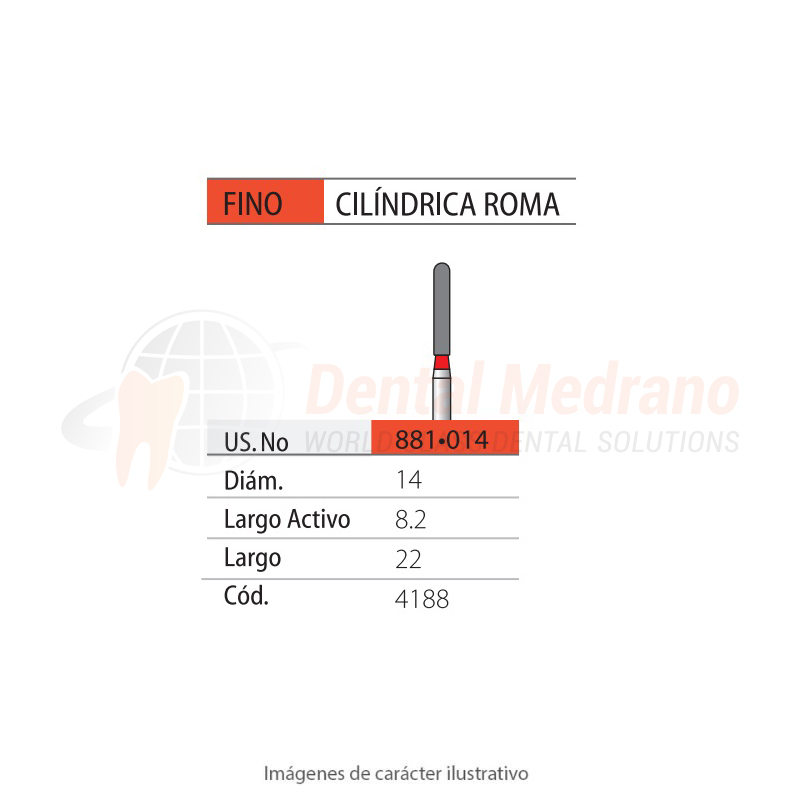 DIAMANTE FG 881/014F Cilínd. Roma-Anillo Rojo-Fino