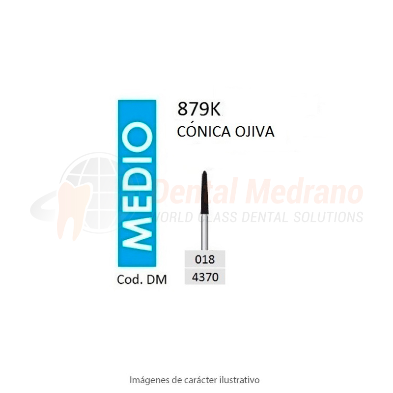 DIAMANTE FG 879K/018 GRA MEDIO -CONICA OJIVA OUTLE