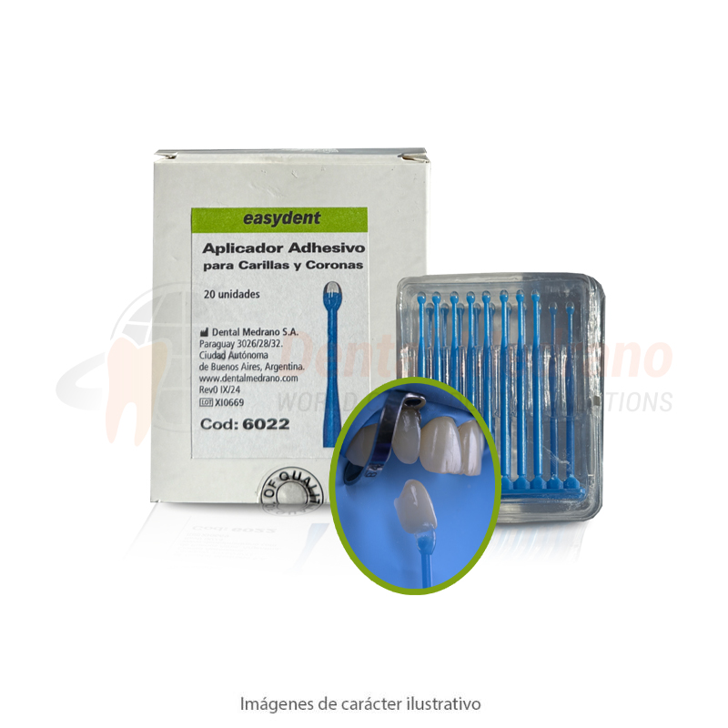 APLICADOR adhesivo p/carillas y coronas azul x16
