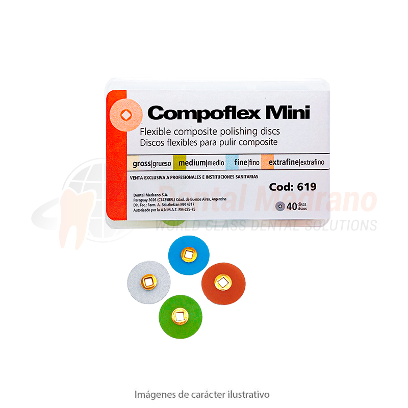 DISCOS COMPOFLEX MINI SURTIDOS SIN MANDRIL