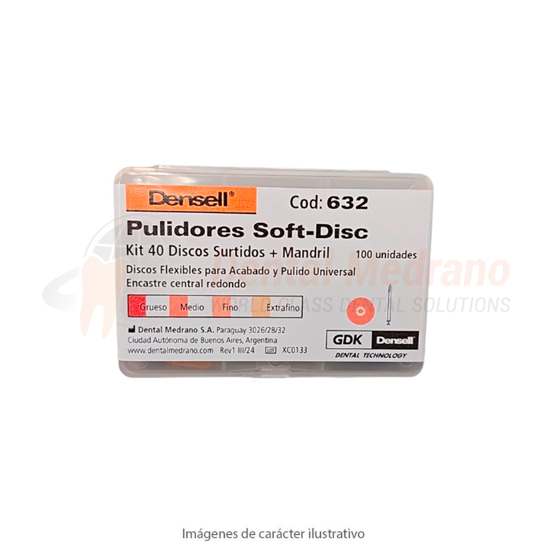 DISCOS SOFT-DISC KIT40 surt+mandril