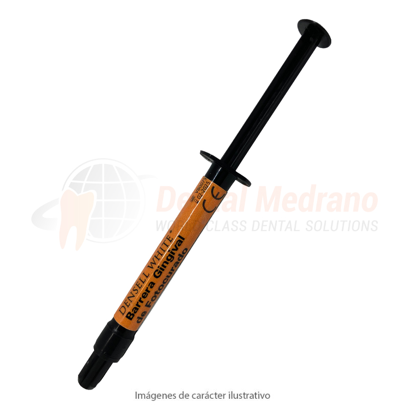 BARRERA GINGIVAL DENSELL WHITE JERINGA – FOTO