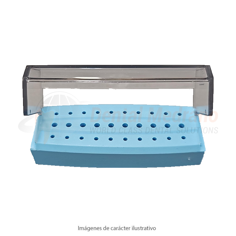 FRESERO FG+CA x30 plastico c/tapa cristal p/fresas