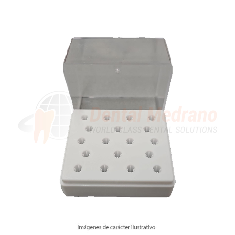 FRESERO CA x18 plastico c/tapa cristal p/fresas y