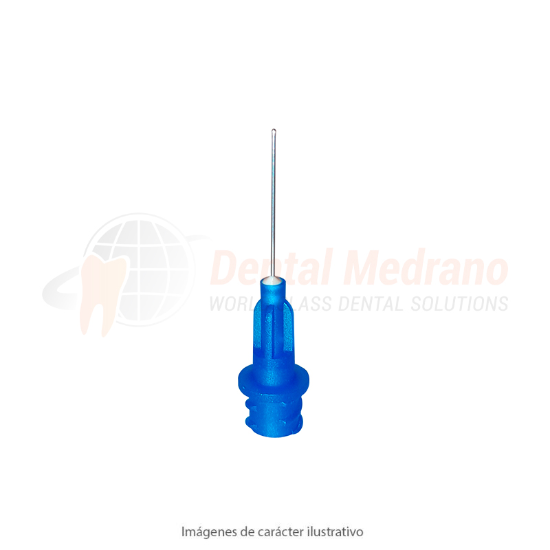 PUNTAS CANULA X-FINA 25G azul Densell