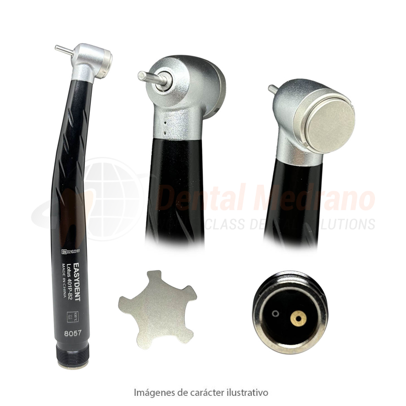 TURBINA Easydent 401-PB2 NEGRA Boton+1Spray # 1M