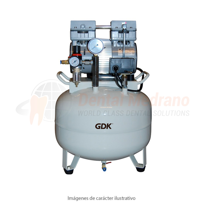 COMPRESOR GDK 1.1HP 38L - LIBRE DE ACEITE #