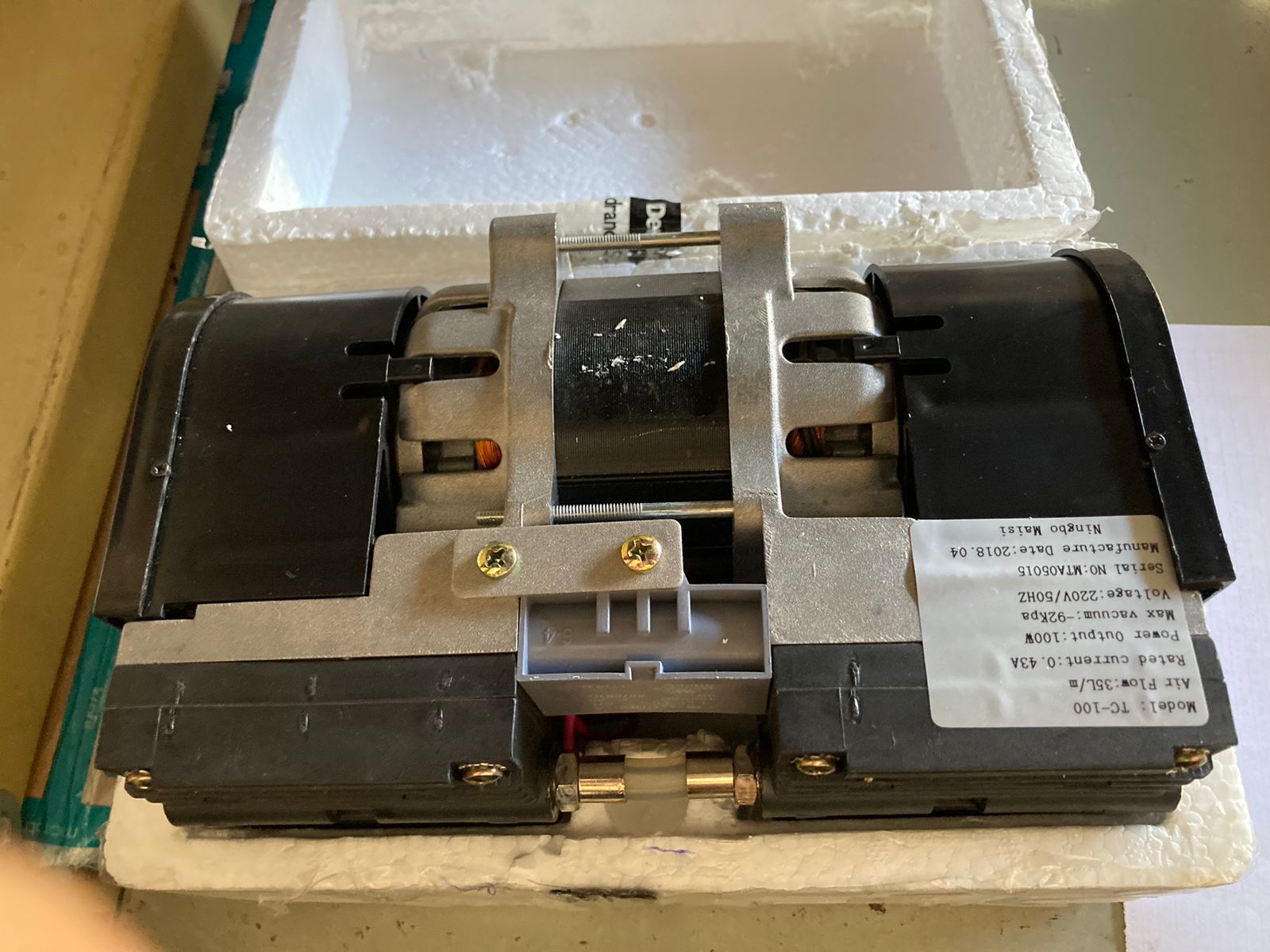 REPUESTO SUN B Bomba de alto vacio VP080851