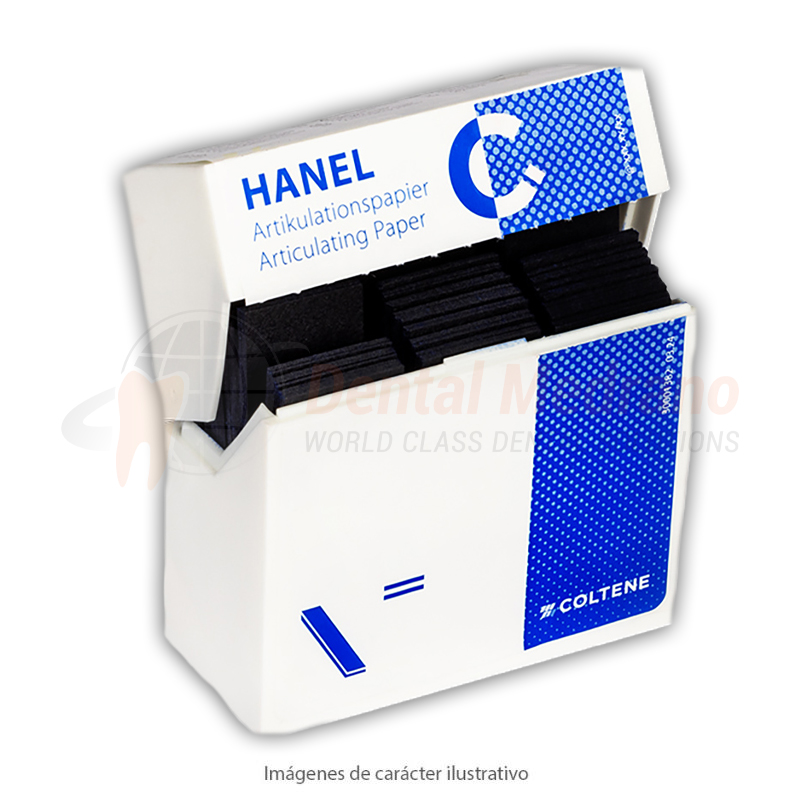 PAPEL Articular Hanel Tiras Azules 200uM 18x50mm x