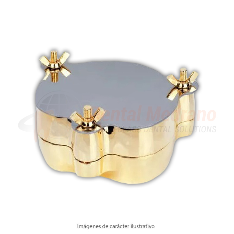 Mufla de Bronce-Aluminio para Dentaduras Completas