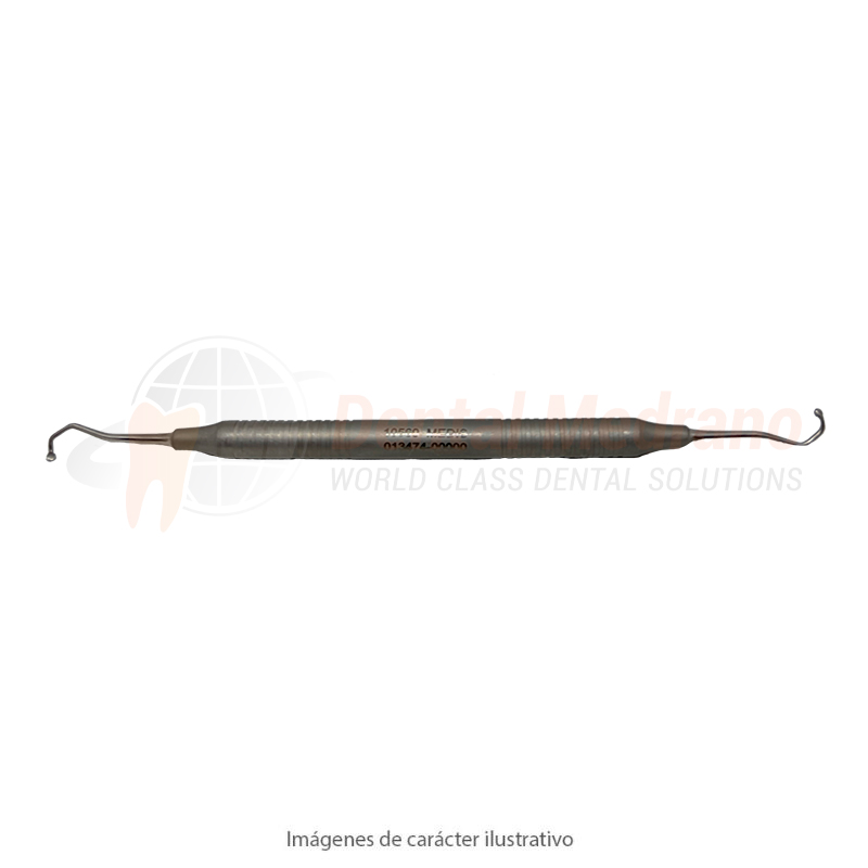 Excavador doble No.14 Medis 120.0303.H1 mango anat