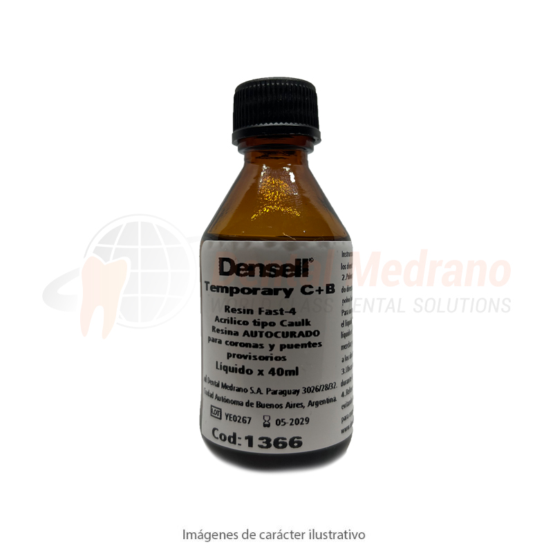 Acrilico Temporary C+B Fast-4 Liquido 40ml Densell